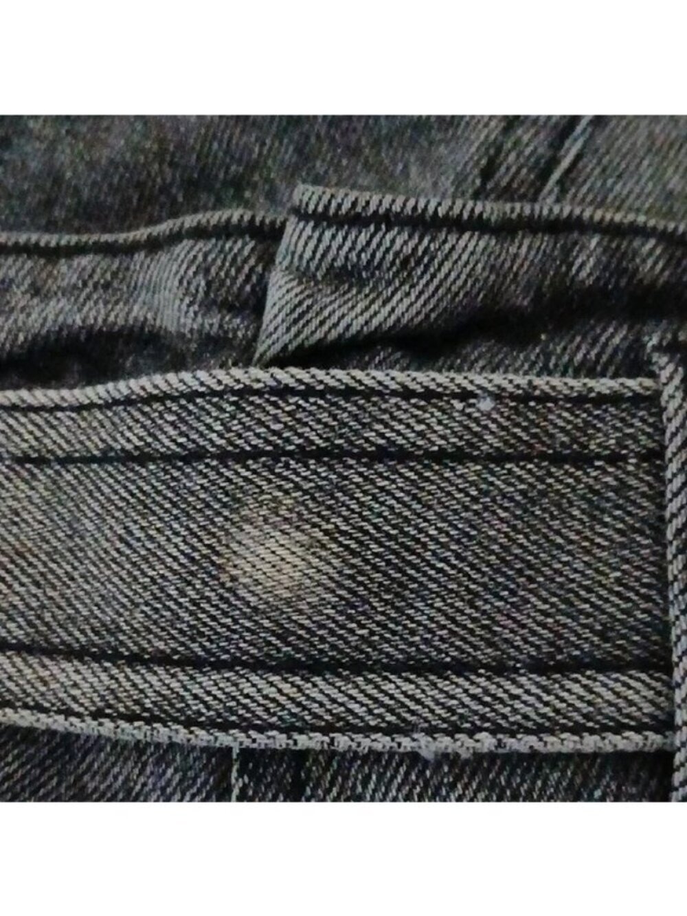 Free People East of Eden Black Denim Belted Mini Skirt - Picture 7 of 11